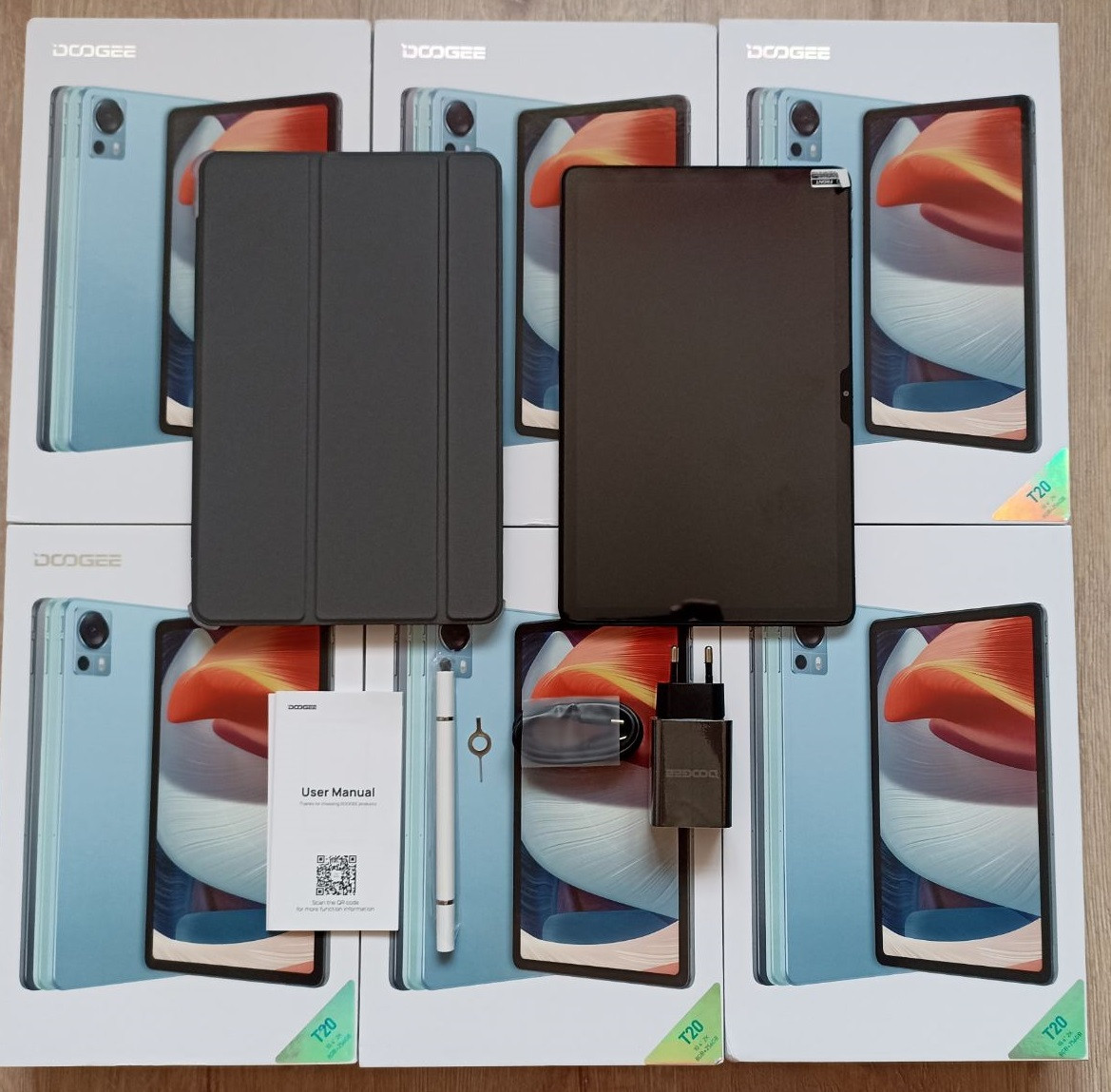 Планшет DOOGEE T20 Gray 4G 10.4" 8/256 GB 16MP 8300mAh+чохол+стилус