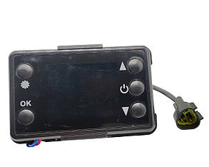 Елемент керування китайського опалювача LCD тип 2 (чорний, зірочка)