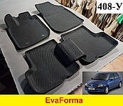 3D килимки EvaForma на Renault Logan 1 '04-12, килимки ЕВА