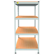 Металевий стелаж MRL-1500 ( 600x600) білий, фото 2