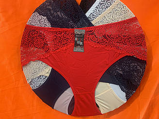 Труси мікрофібра з мереживом