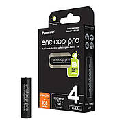 Аккумуляторы Panasonic Eneloop Pro AAA, 980 mAh max. / 930 mAh min., 500 циклов (упаковка: ecoBox)