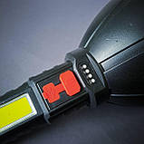Потужний ручний ліхтар акумуляторний світлодіодний ліхтар кемпінговий RANCHI (Ф04), фото 8