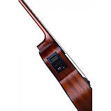 Електроакустична гітара Alfabeto Solid EleganceEQ Awesome + чохол, фото 7