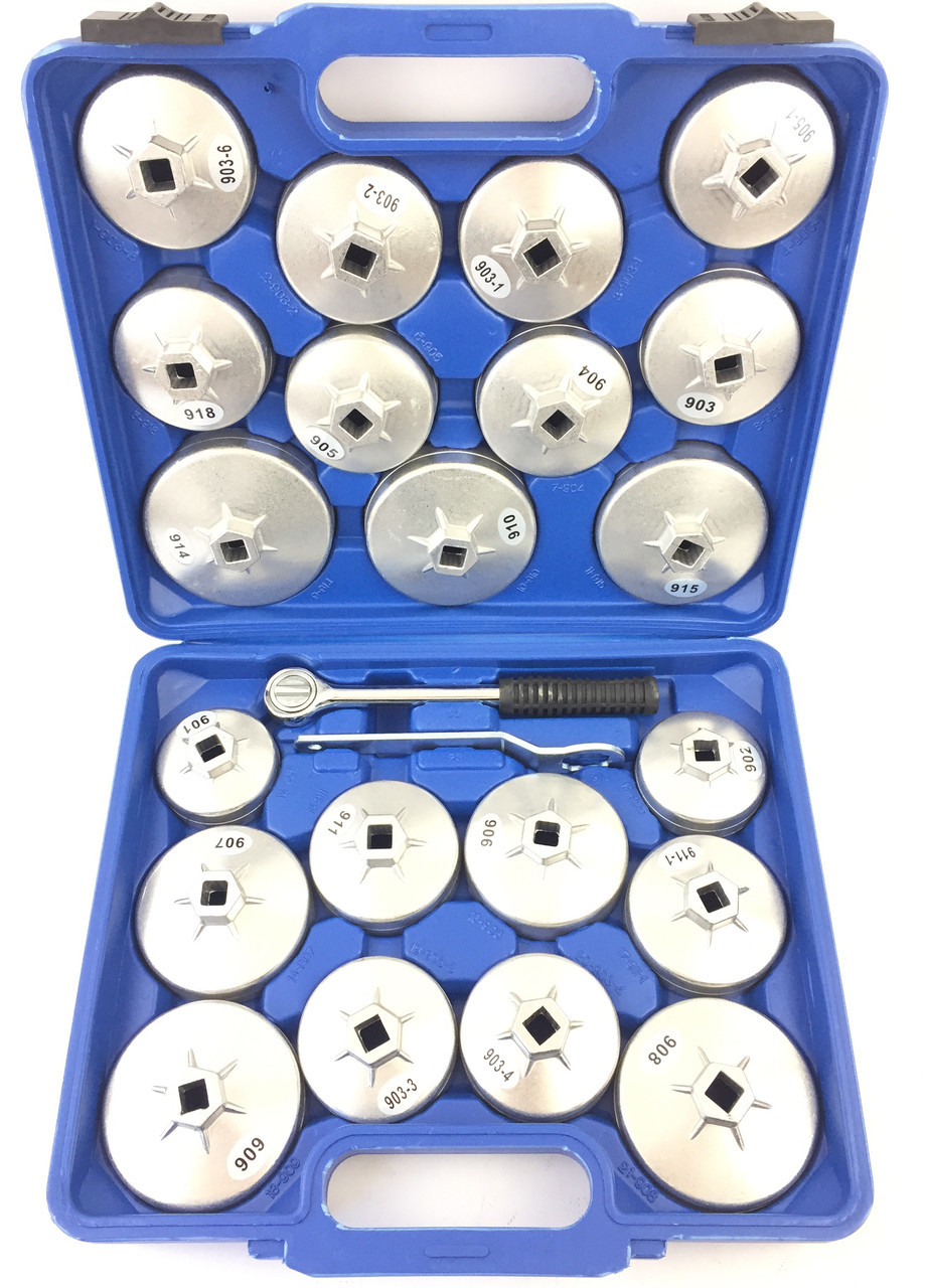 Набір знімачів масляних фільтрів Falcon Польща 23 предмета CrV, фото 1