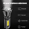 Світлодіодний ліхтарик Супер яскравий компактний витривалий практичні ударостійкий Flashlight HF-8210, фото 3