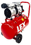 Компресор безмасляний 24 л LEX LXAC24, фото 3