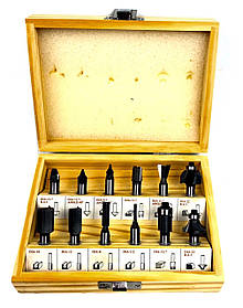 Набір фрез по дереву AL-FA 12 шт (ALRBS12-8 )