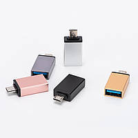 USB OTG Переходник USB 3.0 «мама» Micro USB «папа»