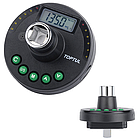 Цифровий динамометричний адаптер TOPTUL + шкала довороту 1/2" 17-340 Нм DTA-340A4