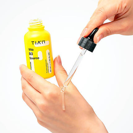 Високоефективна освітлююча сироватка з ниацинамідом TIAM Vita B3 Source 40ml, фото 3