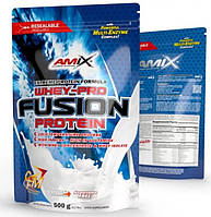 Протеїн Amix Whey Pro FUSION 500g Полуниця