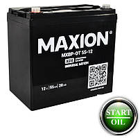 Акумулятор MAXION 12-55 12V-55ah AGM мультигель