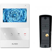 Комплект Slinex SQ-04 White + панель вызова Slinex ML-16HD Black