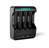 Зарядное устройство для аккумуляторов Videx N401 на 4 AA/AAA/Ni-MH/Cd