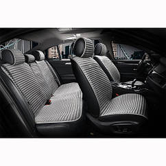 Накидки на автомобільні сидіння Napoli комплект сірі Elegant (EL 700 113)