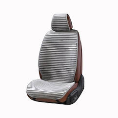 Накидки на автомобільні сидіння Napoli передні 2 шт, сірі Elegant (EL 700 213)