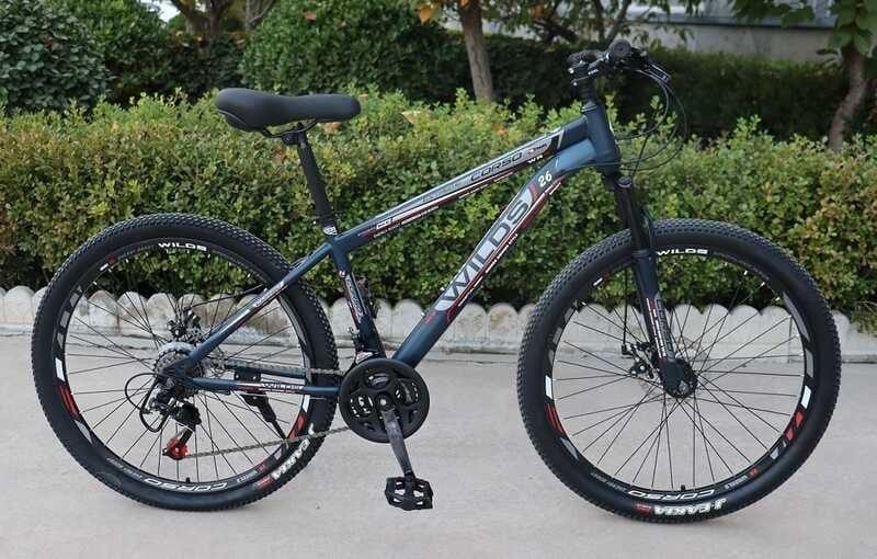 Велосипед Спортивний Corso «WILDS» 26" дюймів WD-26811 (1) рама сталева 15', перемикачі Saiguan, 21