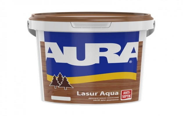 Aura Lasur Aqua, акрилова лазурь для деревини, фото 2