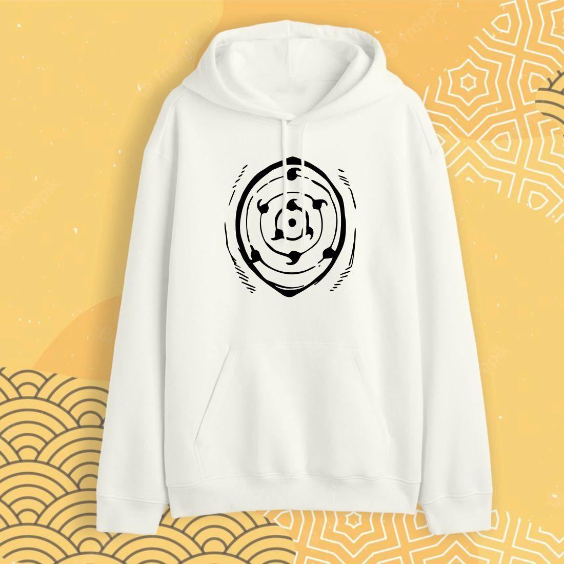 Худи "Наруто" Rinne sharingan - Белый - XS
