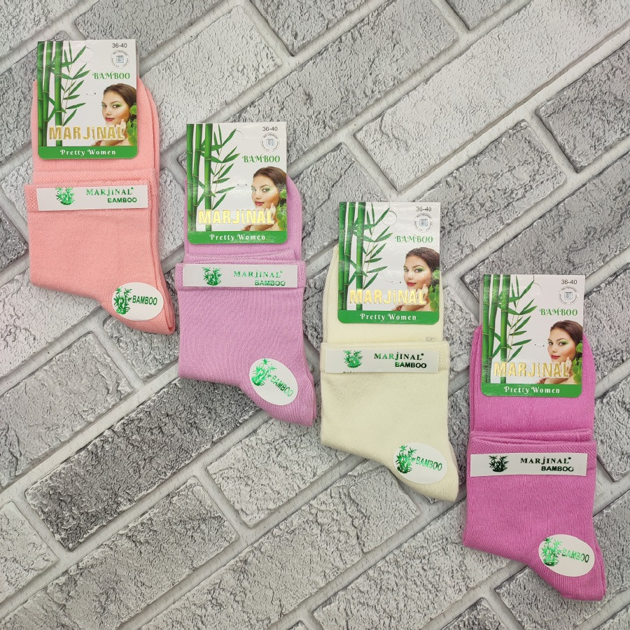 Шкарпетки жіночі середні весна/осінь р.36-40 асорті MARJINAL Туреччина 30037272, фото 1