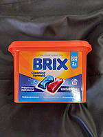 Капсулы для стирки BRIX universal 10шт для всех типов тканей