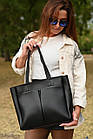 Сумка жіноча шопер на блискавці з кишенями 34*30 см Nata, фото 5