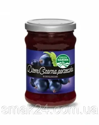 Джем Чорна смородина з низьким вмістом цукру Green Garden Польща 280г