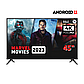 SMART телевізор WI-FI DEX 45" Smart-TV/Full HD/DVB-T2/USB Android 13.0 + пульт ДК, фото 2