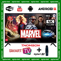 SMART телевизор WI-FI Thomson 45" Smart-TV/Full HD/DVB-T2/USB (1920×1080) Android 13.0 + пульт ДУ