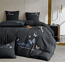 Постільна білизна Crown метелики - колір світлий беж, фото 3