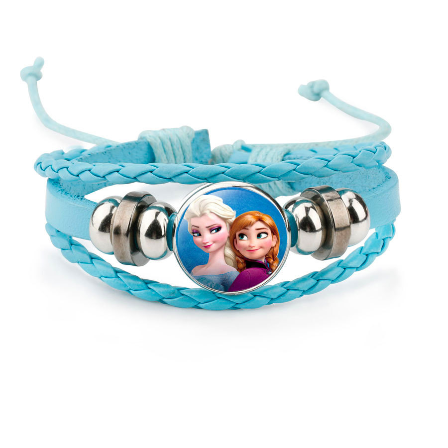 Голубой браслет Эльза и Анна из Frozen - фото 2 - id-p1757719966