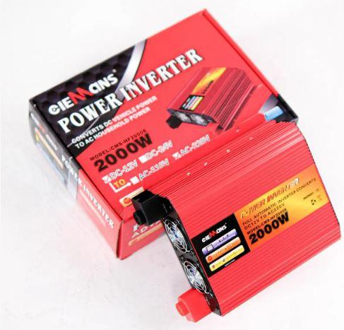 Перетворювач напруги Power Inverter CIEMANS 12V-220V 2000W