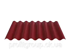 Лист покрівельний "FIBRODAH" 1000 х 1130 мм (шифер Бордо)