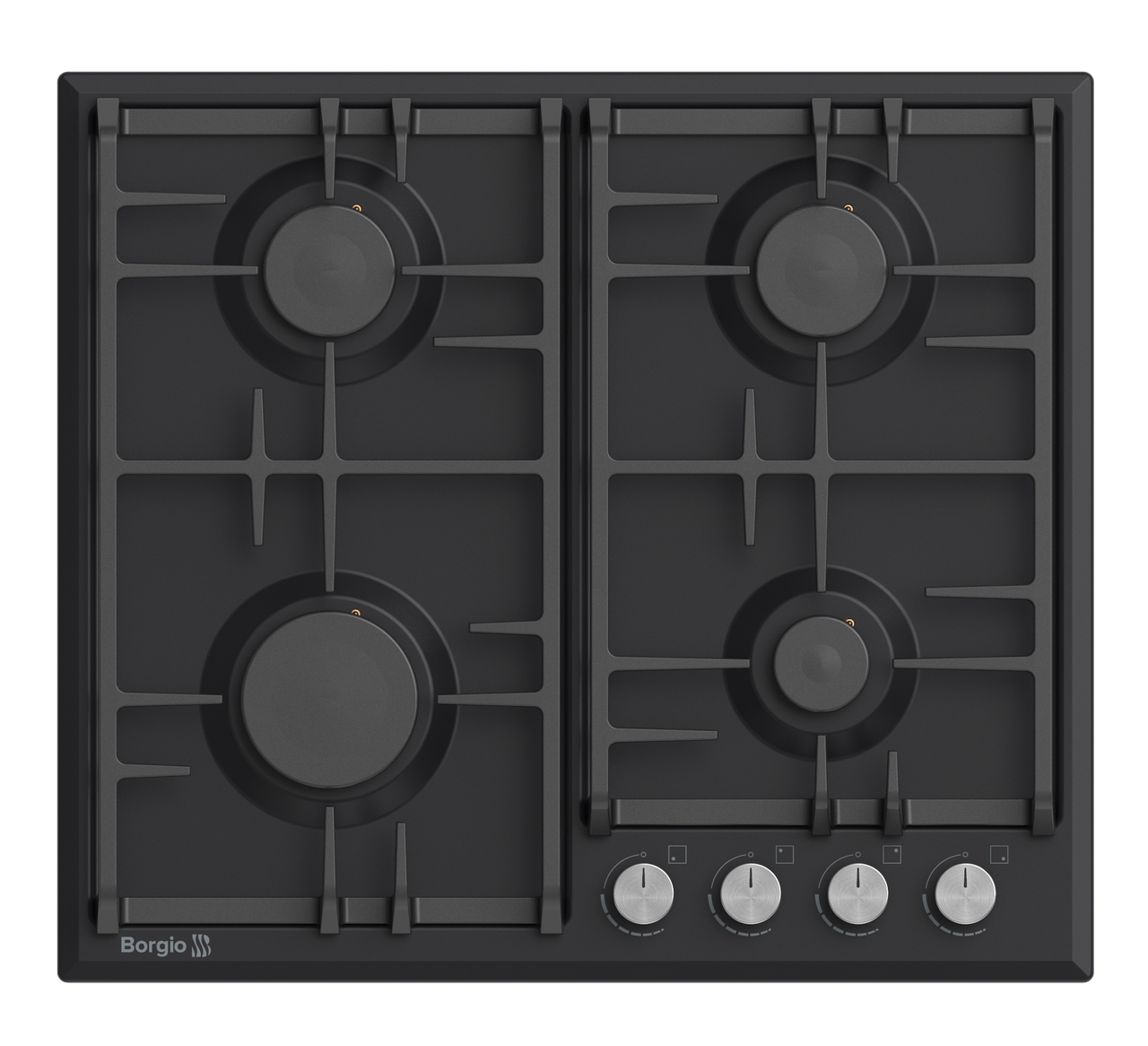 Варильна поверхня газова BORGIO DL 6340-11 Black Matt