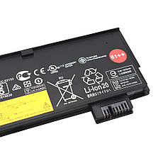 Оригінальна батарея для ноутбука Lenovo ThinkPad T470 T480 - 01AV427, SB10K97584 (61++ 10.8V 72Wh 6600mAh), фото 5