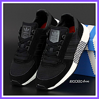 Кроссовки женские и мужские Adidas Marathon Tech black / Адидас Марафон теч черные