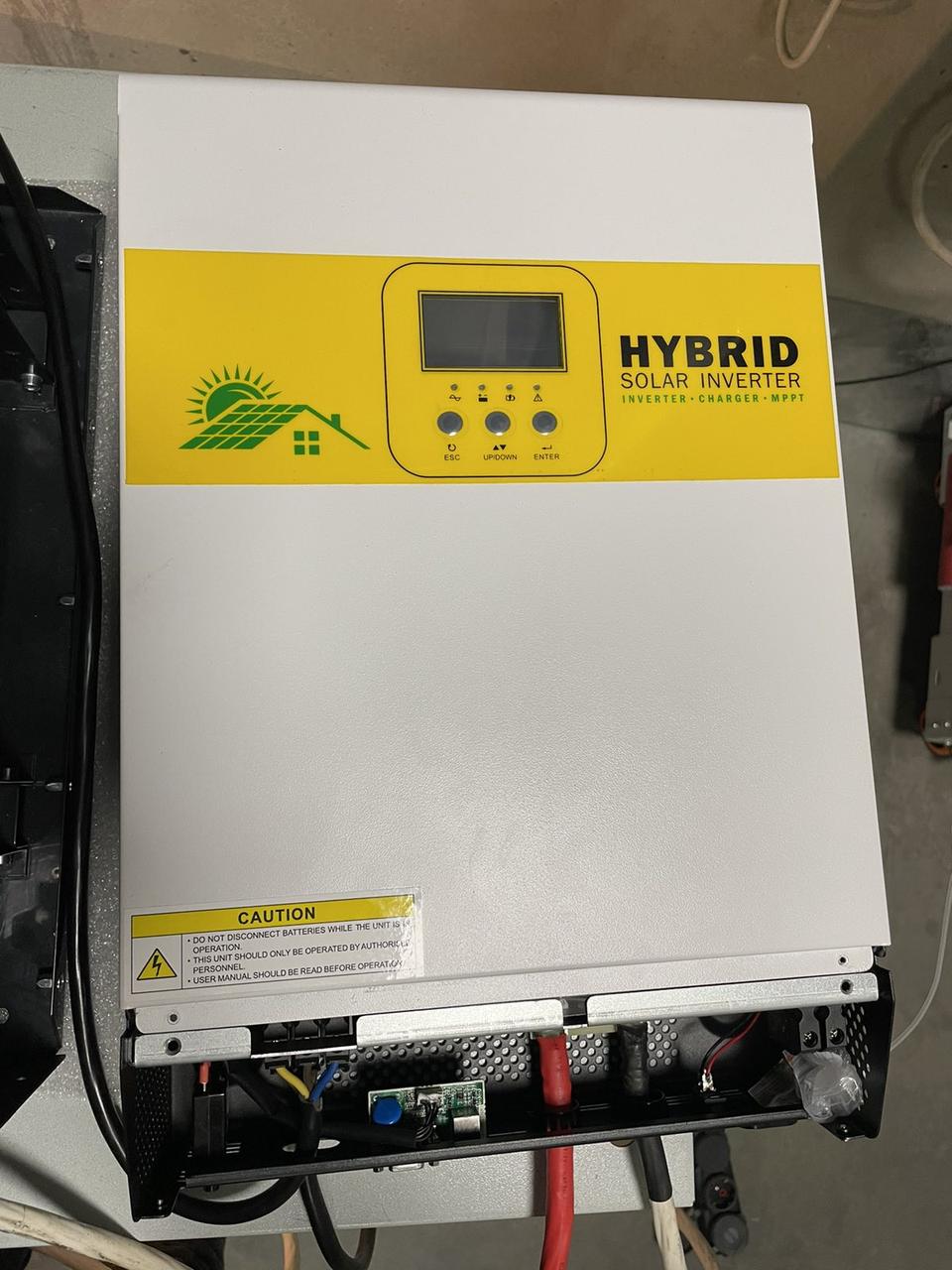 Гібридний інвертор сонячний 5000W/48V, фото 1