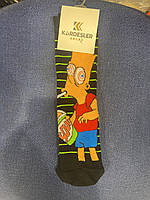 Шкарпетки з вишивкою Барт Сімпон