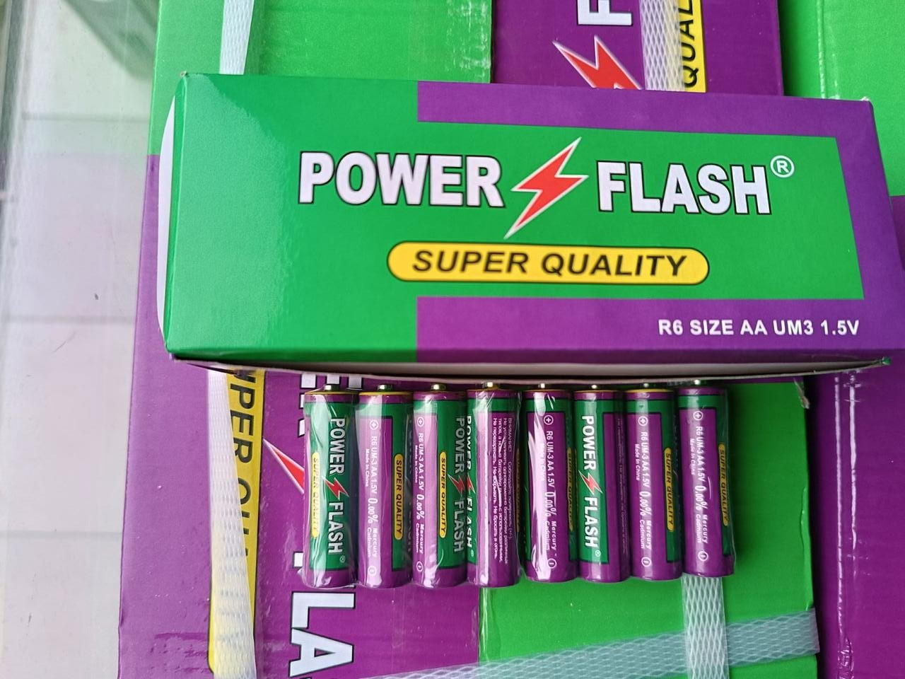 Батарейка сольова UM-3 size AA R6 1,5V (Ціна за 4 шт.), фото 1