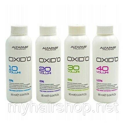 Окислювач ALFAPARF Oxid'o Stabilized Peroxide Cream 90 мл