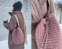 Сумка-торба гачком. Детальний майстер-клас.