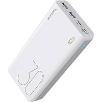 Зовнішній акумулятор (Power Bank) Romoss Sense8+ (PHP30-401-02) 30000 mAh White 18W (Li-Pol, Input: microUSB/USB Type-C, Output: 2
