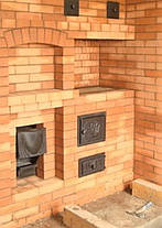 Чугунні дверцята духовки 450, фото 5