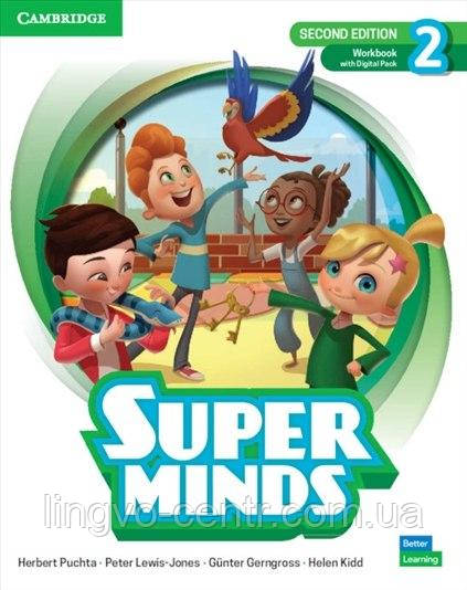 Англійська мова. Super Minds (2nd Edition) 2 Workbook with Digital Pack