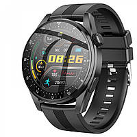 Розумний смарт-годинник Hoco Y9 Smart Watch електронний наручний смарт-годинник із функцією приймання дзвінків чорний