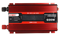 Преобразователь тока с 12 V на 220V Инвертор CJ-LS 600 AC/DC 600 W, LCD дисплей Автомобильный