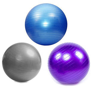 М'яч фітнес 55см, глянець, кольори в асортименті. Знижка від 20 шт., фото 2