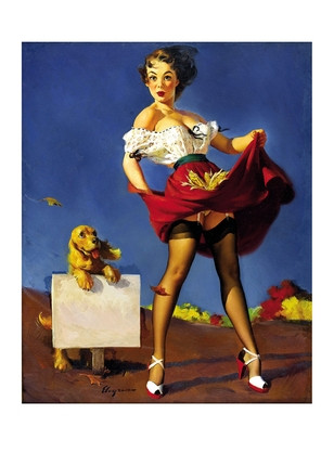 Листівка Pin-up. Fresh Breeze, фото 1