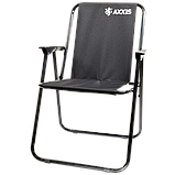 Крісло розкладне для пікніка, риболовлі (чорне) AXXIS, фото 2